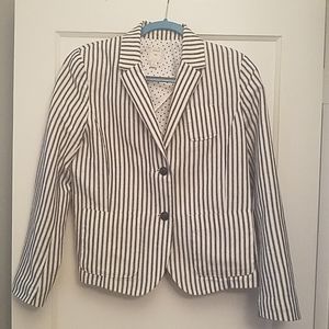 Light pinstriped blazer